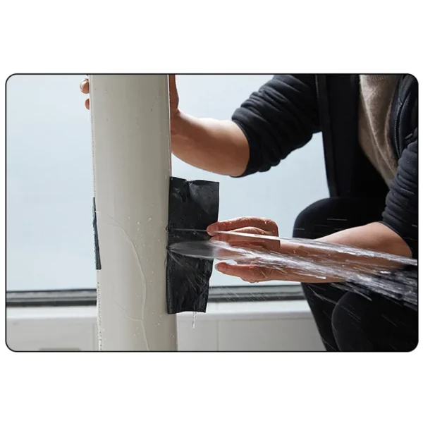 Stop Leaks Seal Silicone Rubber Self Fix Strong Viscosity Masking Water Pipeline Repair Tape Waterproof Adhesive Tape 3