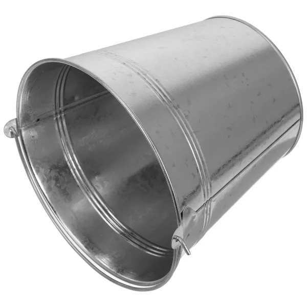 Silver Mini Iron Bucket With Handle Metal Pail Buckets Plant Container Household Merchandises Storage Canister Flower Vase 3