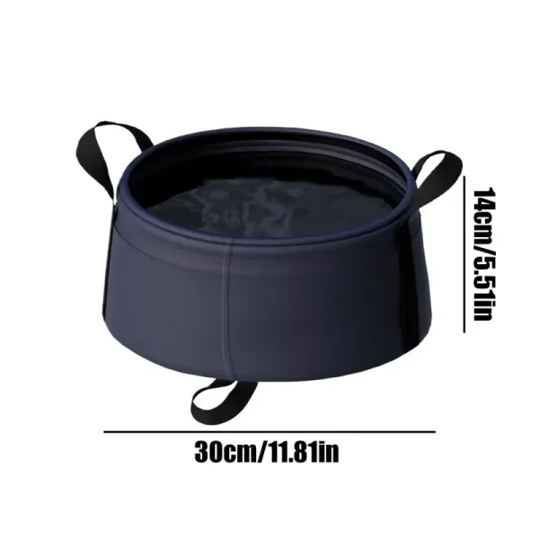 Portable Wash Basin Bucket For Cleaning Foldable Bucket Washer Washbasin Container For Kitchen Baby Foot Soaking Indoor Outdoor 6