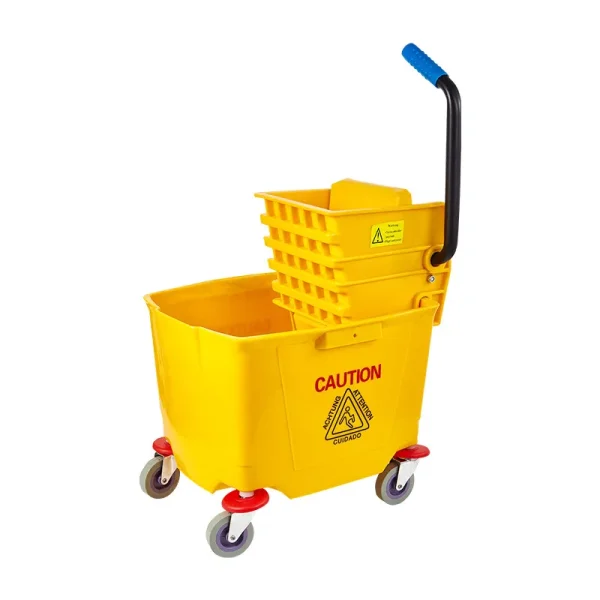 Hotels  Water Presses Large Capacity Hand Pressed Mop Buckets Thickened Plastic Hand Washable Commercial Water Squeezers 1