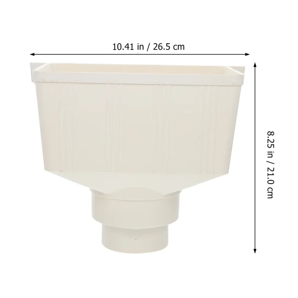 110mm Pvc Drainage Pipe Rainwater Gutter Connector Downspout Bucket Accessory Outdoor Household Merchandises Water Diverter 2