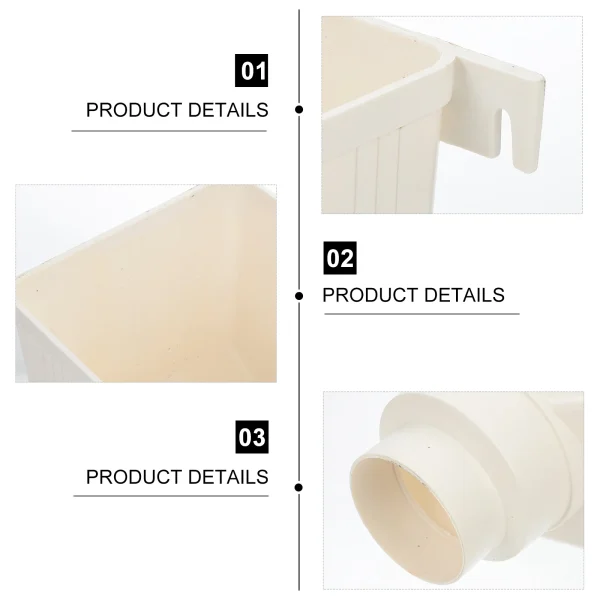 110mm Pvc Drainage Pipe Rainwater Gutter Connector Downspout Bucket Accessory Outdoor Household Merchandises Water Diverter 3