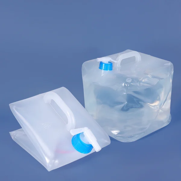 5L-20L Collapsible Car Water Storage bag Plastic Empty Tank With Handle & Tap Foldable Water Containers Liquid Bucket 4