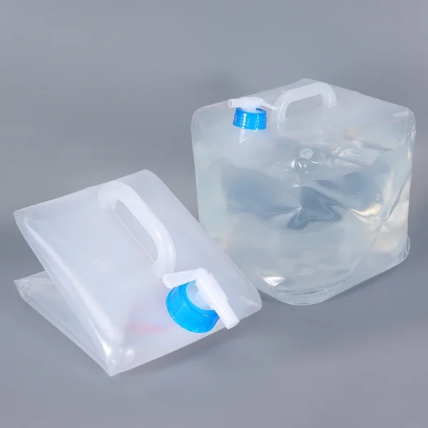 5L-20L Collapsible Car Water Storage bag Plastic Empty Tank With Handle & Tap Foldable Water Containers Liquid Bucket 6