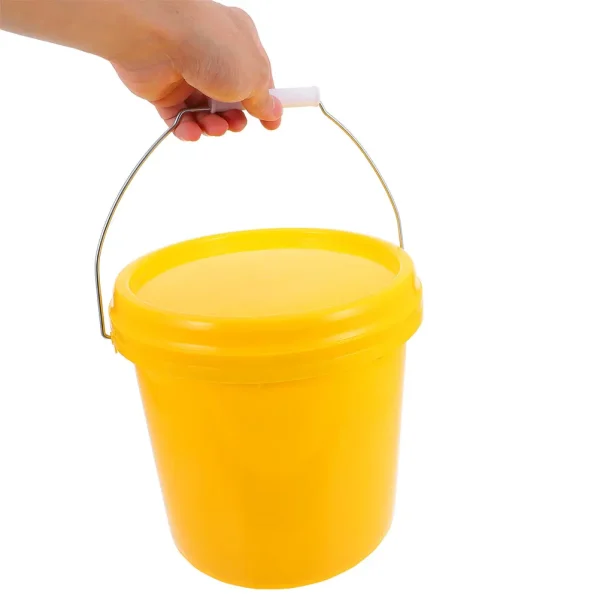 Sealed Bucket Durable Thickened Leakproof Lid Versatile Plastic Buckets Handles Cleaning Storage Food Grade Empty Design 5