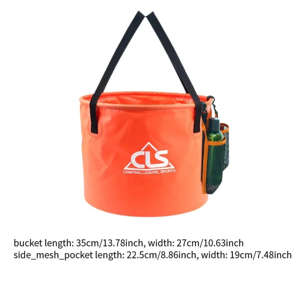 Compact Bucket for Outdoor Activities, Water Storage Solution for Fishing And Travel 6