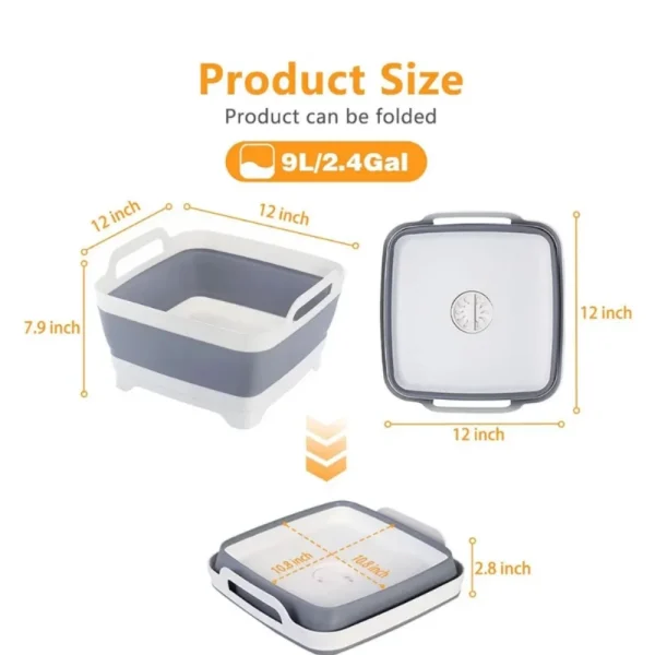 Description Report Item Features:  1.Convenient and Practical: This water bucket features a large opening that can accommodate a 2