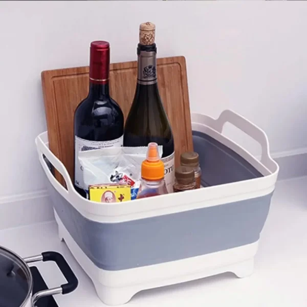 Description Report Item Features:  1.Convenient and Practical: This water bucket features a large opening that can accommodate a 4