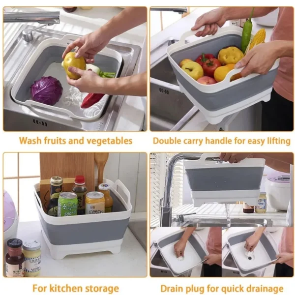 Description Report Item Features:  1.Convenient and Practical: This water bucket features a large opening that can accommodate a 6