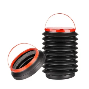 4L Car Folding Trash Collapsible Water Fishing Bucket Outdoor Camping Garbage Plastic Bucket Storage Box Container 1