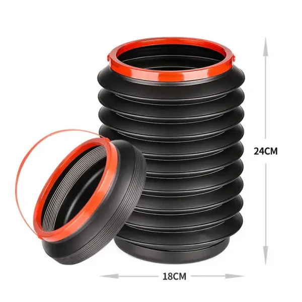 4L Car Folding Trash Collapsible Water Fishing Bucket Outdoor Camping Garbage Plastic Bucket Storage Box Container 3