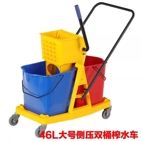 Bucket Mop Bucket Water Squeezer Household Mop Tusk Truck Dehydration Truck M 1