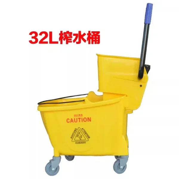 Bucket Mop Bucket Water Squeezer Household Mop Tusk Truck Dehydration Truck M 4