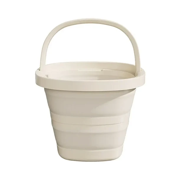 Multifunctional Folding Bucket 5/10L Space-Saving Foot Soaking Bucket Thickened Portable Outdoor Fishing Bucket 1