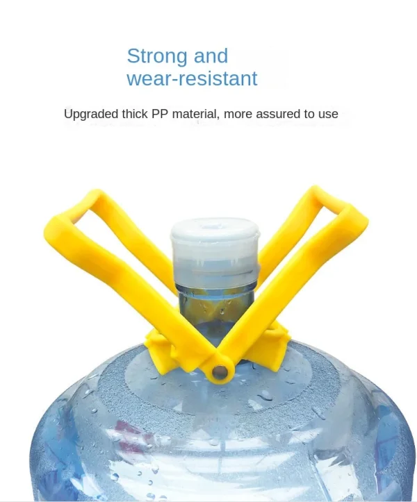 Water-lifting artifact hand-held ring large bucket water handle barreled water mineral pure water bucket household buckets 4