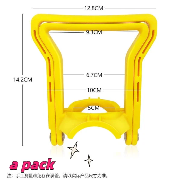 Water-lifting artifact hand-held ring large bucket water handle barreled water mineral pure water bucket household buckets 6