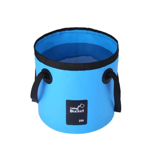 12L Portable Bucket Water Storage Bag Storage Bag Waterproof Water Bag Fishing Folding Bucket Camping Hiking Outdoor Travel 5