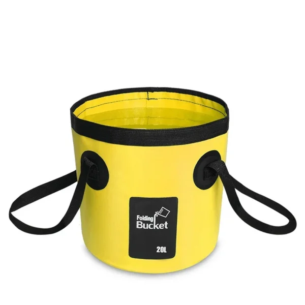 12L/15L/20L Folding Bucket Portable Bucket Water Storage Bag Outdoor Car Storage Bag Waterproof Water Bag Fishing 3