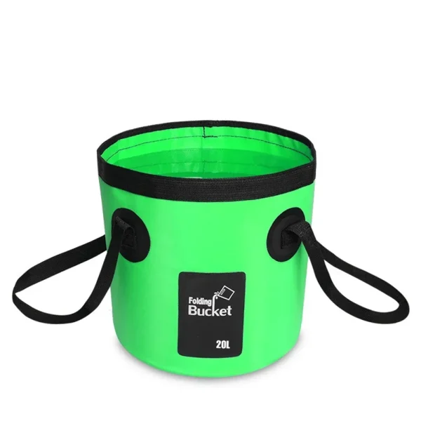 12L/15L/20L Folding Bucket Portable Bucket Water Storage Bag Outdoor Car Storage Bag Waterproof Water Bag Fishing 4