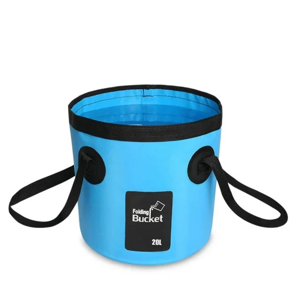 12L/15L/20L Folding Bucket Portable Bucket Water Storage Bag Outdoor Car Storage Bag Waterproof Water Bag Fishing 5