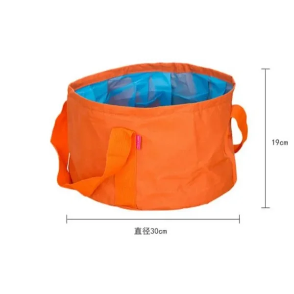12L/15L/20L Folding Bucket Portable Bucket Water Storage Bag Outdoor Car Storage Bag Waterproof Water Bag Fishing 6