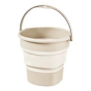 Foldable Water Pail 9L Folding Portable Fishing Water Bucket Space Saving Outdoor Waterpot Compact Bucket With Handle 1
