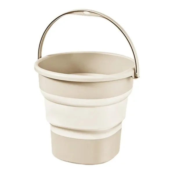 Foldable Water Pail 9L Folding Portable Fishing Water Bucket Space Saving Outdoor Waterpot Compact Bucket With Handle 1