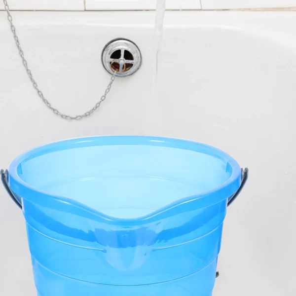 Plastic Water Bucket 12L Blue Storage Tank Portable Handle Laundry Bathing Cleaning Bucket For Dormitory Home Kitchen 2