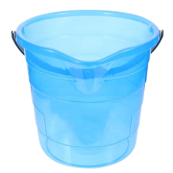 Plastic Water Bucket 12L Blue Storage Tank Portable Handle Laundry Bathing Cleaning Bucket For Dormitory Home Kitchen 5