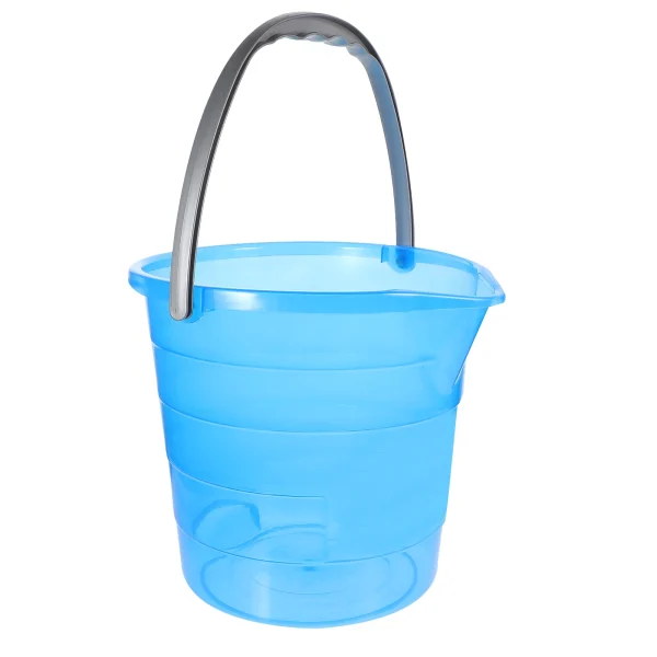 Plastic Water Bucket 12L Blue Storage Tank Portable Handle Laundry Bathing Cleaning Bucket For Dormitory Home Kitchen 6