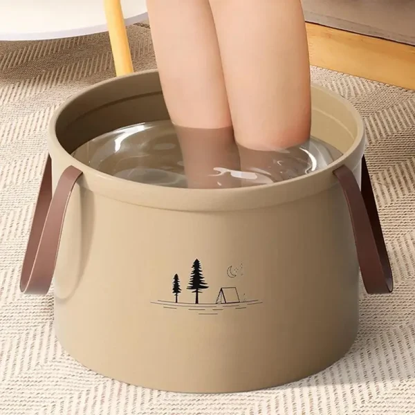 Car Wash Bucket Portable Beach Bucket Lightweight High-Density Water Container Wash Basin For Cleaning Gardening 1
