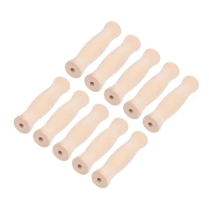 10 Pcs Bucket Handle Wooden Grip Replacement Comfortable Ergonomic Solid Handles Longlasting Water Bucket Accessories 1