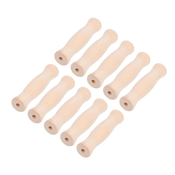 10 Pcs Bucket Handle Wooden Grip Replacement Comfortable Ergonomic Solid Handles Longlasting Water Bucket Accessories 1