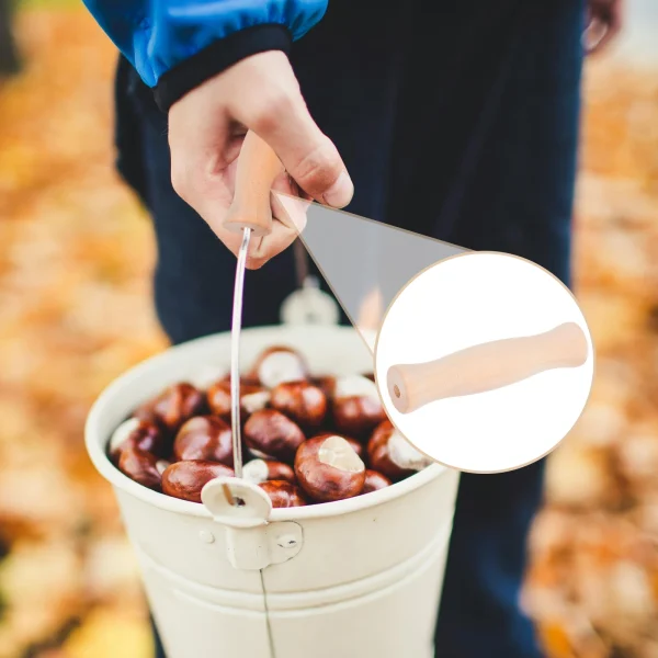 10 Pcs Bucket Handle Wooden Grip Replacement Comfortable Ergonomic Solid Handles Longlasting Water Bucket Accessories 5