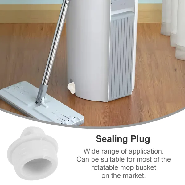 4 Pcs Mop Bucket Stopper Rubber Sealing 3 3CM Drain Outlet Replacement Prevent Water Overflow Wide Application 4