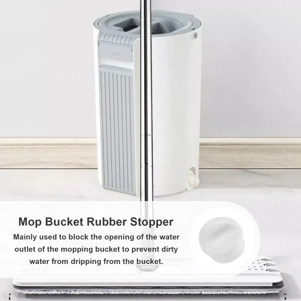 4 Pcs Mop Bucket Stopper Rubber Sealing 3 3CM Drain Outlet Replacement Prevent Water Overflow Wide Application 5