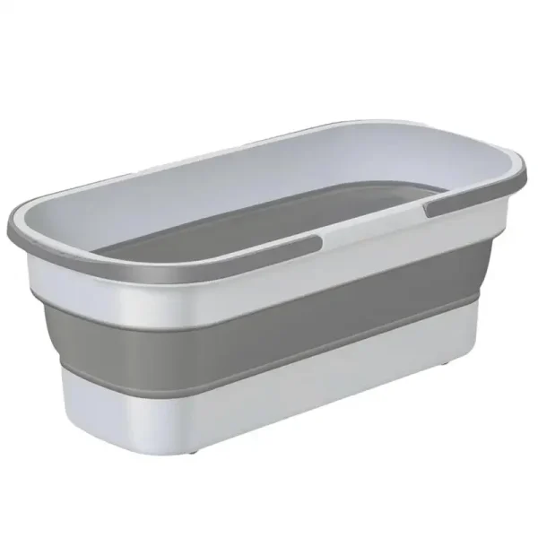 Folding Bucket Mop Bucket Portable Collapsible Bucket With Wheel Multifunctional Folding Basin Household Items Camping Car 1