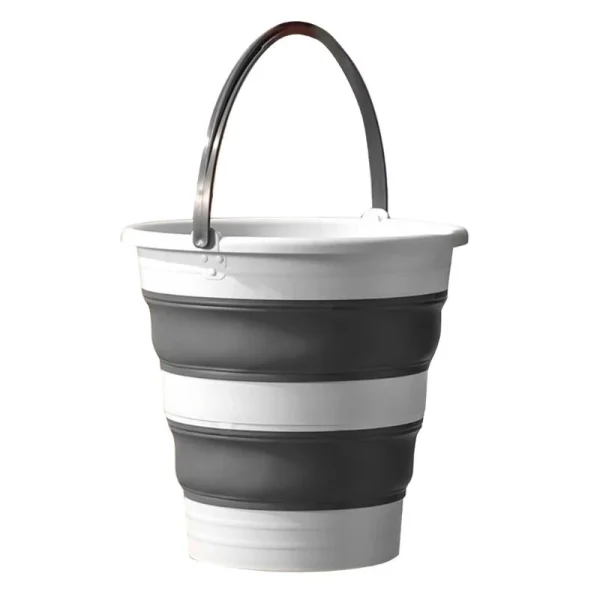 H7BF Collapsible Buckets 15/5/10L Mop Cleaning Bucket with Handle Folding Foldable Water Buckets for Outdoor Garden Fishing 5