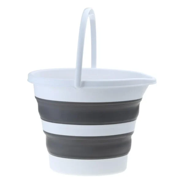H7BF Collapsible Buckets 15/5/10L Mop Cleaning Bucket with Handle Folding Foldable Water Buckets for Outdoor Garden Fishing 6
