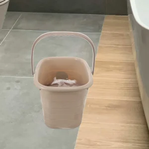 Plastic 11L Bowl Mop for Cleaning Home Bath Small Bucket With Handle Water Storage Portable Small Bucket with Handle 1
