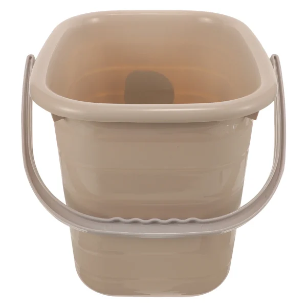 Plastic 11L Bowl Mop for Cleaning Home Bath Small Bucket With Handle Water Storage Portable Small Bucket with Handle 5