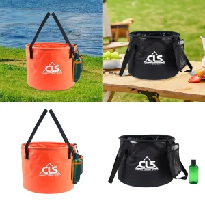 Foldable Bucket Camping Wash Basin Multipurpose Portable Water Storage Container Fishing Storage Container for Travel Boating 1