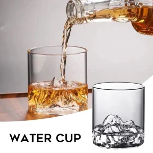 Water Cup Japanese Mountain Whiskey Glass  Transparent Multipurpose Glass Bar Party Drinkware High Appearance Water Cup 1