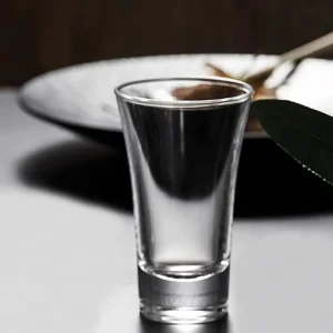 6pcs Set Transparent Spirit Cup 20ml Thick Bottom Small Wine Glass Bar Specific Liquor Goblet Vodka Tequila Cups Drinkware Party 1