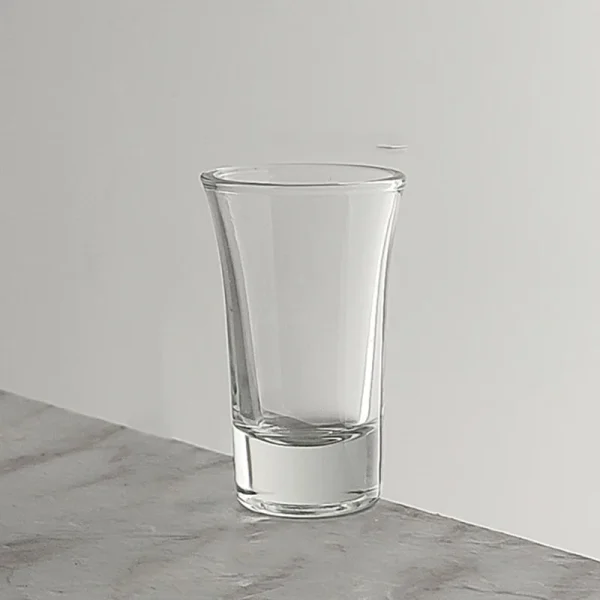 6pcs Set Transparent Spirit Cup 20ml Thick Bottom Small Wine Glass Bar Specific Liquor Goblet Vodka Tequila Cups Drinkware Party 4