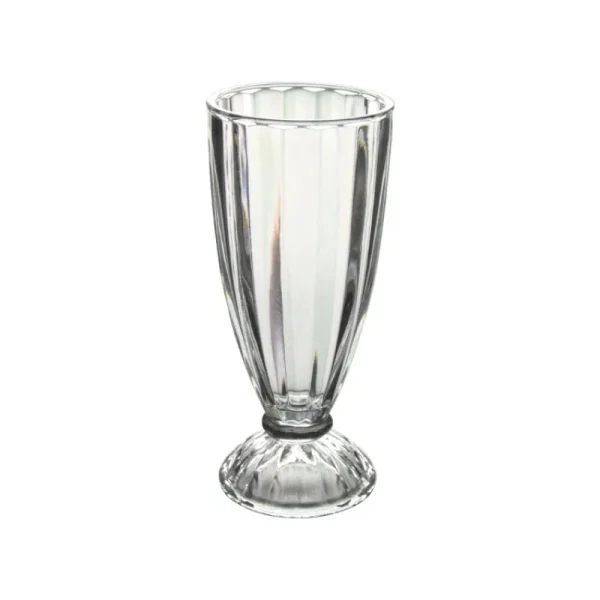 Glass Drinkware Cocktail Glasses Cups Goblet Dessert Smoothie Cup Personalized Ice Cream Bowl Vertical Striped Juice Coffee Cup 6