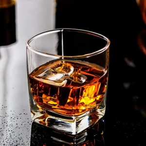 235ml 4pcs Set Beer Brandy Foreign Wine Glasses European Crystal Whiskey Glass Transparent Drinkware Liquor Goblet Beverage Cup 1
