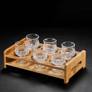 Wine Glasses Set of 6 Diamond Painting Glass Cups European Style Creative Wedding Gifts Home Accessories Transparent Drinkware 1