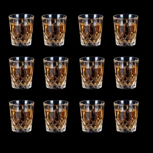 Wine Glass Set of 12 Shot Glass for Wedding Gifts Drinkware Transparent Whiskey Glass Cup Vintage Diamond Painting Party Glasses 1