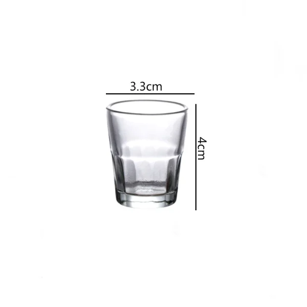 20ml Spirits Cup Whiskey Cocktail Brandy Cups 12pcs Set Creative Small Wine Utensils Drinkware Restaurant Specific Wine Glasses 6